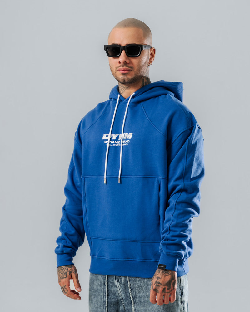Hoodie Oversize  Electric Blue