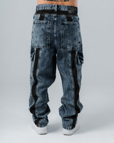 Jean Baggy Doble Tono Rebel