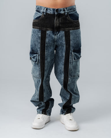 Jean Baggy Doble Tono Rebel