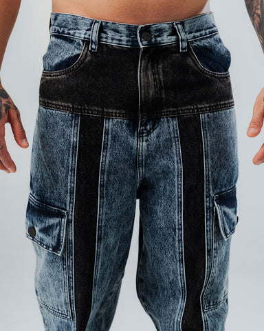 Jean Baggy Doble Tono Rebel