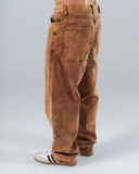 Jean Beige Con Efecto Lavado