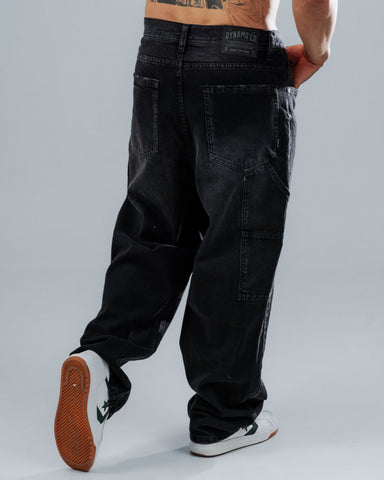 Jeans Baggy Básico Essential Black