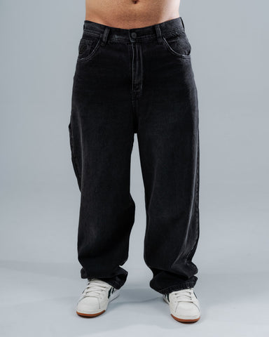 Jeans Baggy Básico Essential Black