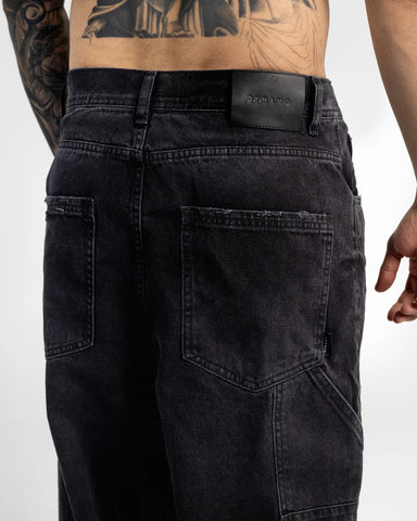 Jeans Baggy Básico Essential Black