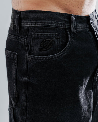 Jeans Baggy Básico Essential Black