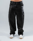 Jeans Baggy Para Hombre En Cuero Sintético