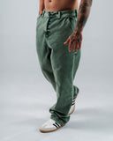 Jeans Baggy Para Hombre Verde Carpintero