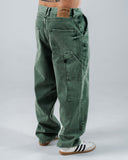 Jeans Baggy Para Hombre Verde Carpintero