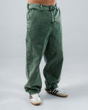 Jeans Baggy Para Hombre Verde Carpintero