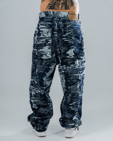 Jeans Baggy Raw Texture
