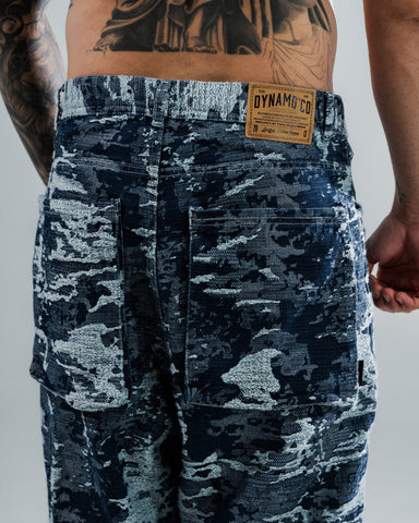 Jeans Baggy Raw Texture