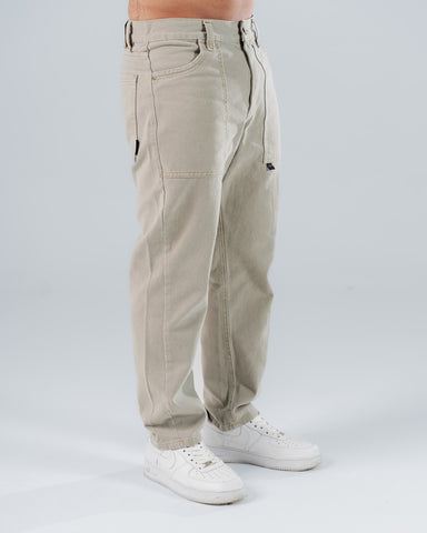 Jeans Regular Para Hombre Con Bolsillos Cuadrados