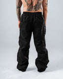 Jogger Para Hombre Negro Con Broches Laterales