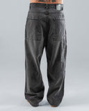 Jeans Baggy Para Hombre Negro Bolsillo Lateral