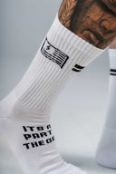 Medias Para Hombre Blancas It All Part Of The Game