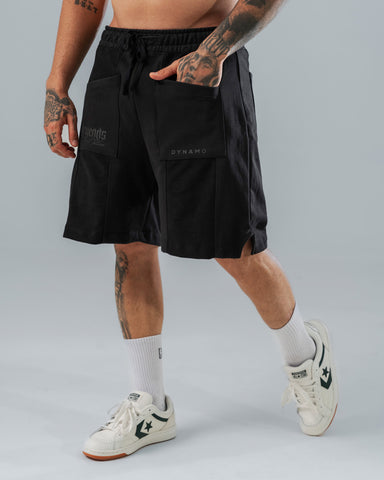 Pantaloneta Cargo Negra Urbana