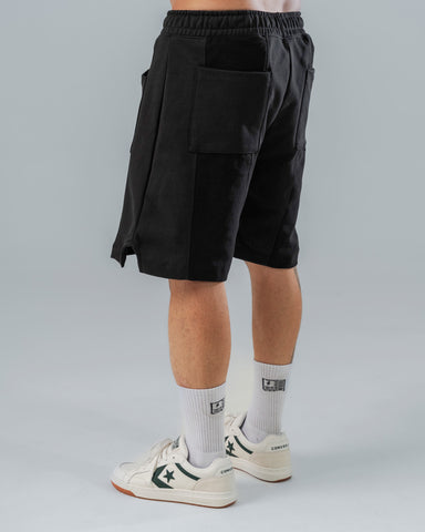 Pantaloneta Cargo Negra Urbana