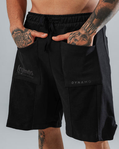 Pantaloneta Cargo Negra Urbana