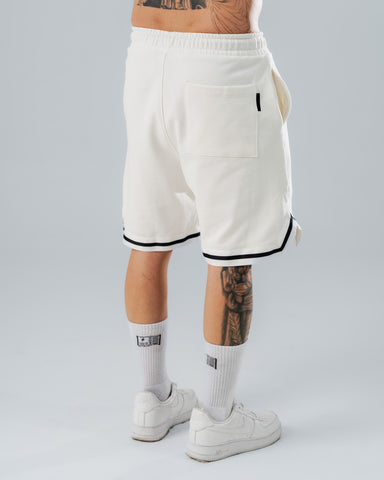 Pantaloneta Para Hombre Regular Crudo Con Cinta