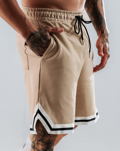 Pantaloneta Para Hombre Regular Taupé