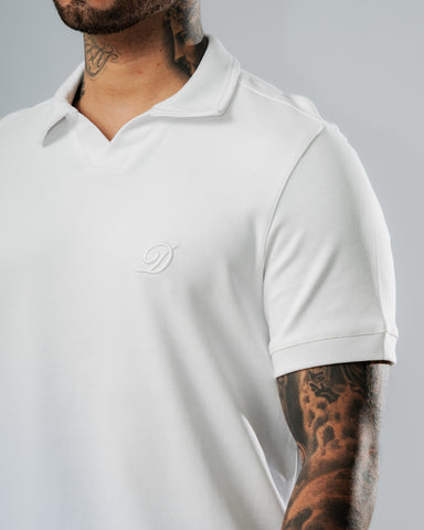 Polo Relaxed Fit Blanco