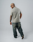 Polo Relaxed Fit Gris Cemento