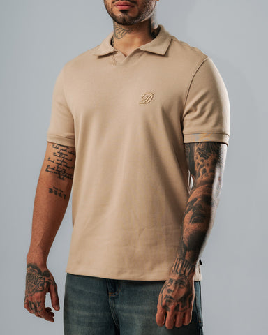 Polo Relaxed Fit Taupe