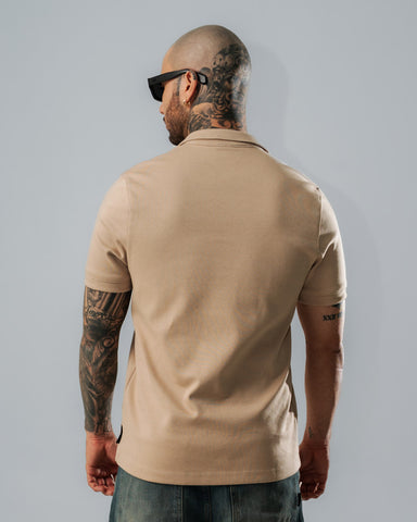Polo Relaxed Fit Taupe