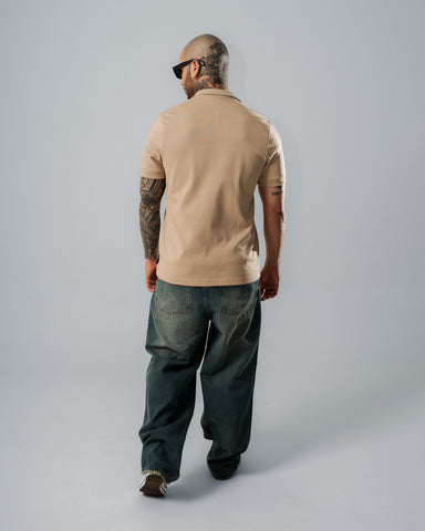 Polo Relaxed Fit Taupe