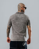 Polo Regular Texturizado Gris