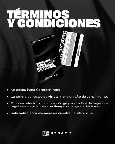 Tarjeta de Regalo Virtual Dynamo