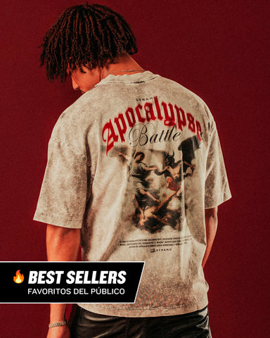 Camiseta Oversize Acid Wash Apocalypse