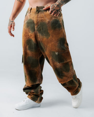 Jeans Baggy Para Hombre Con Efecto Lavado