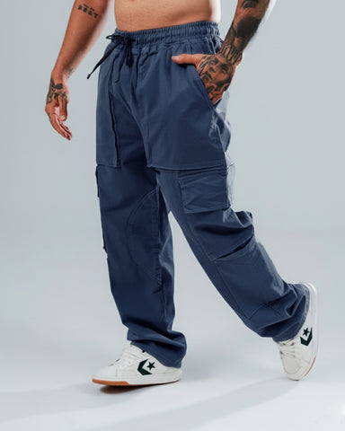 Jogger Gris Oscuro Cargo